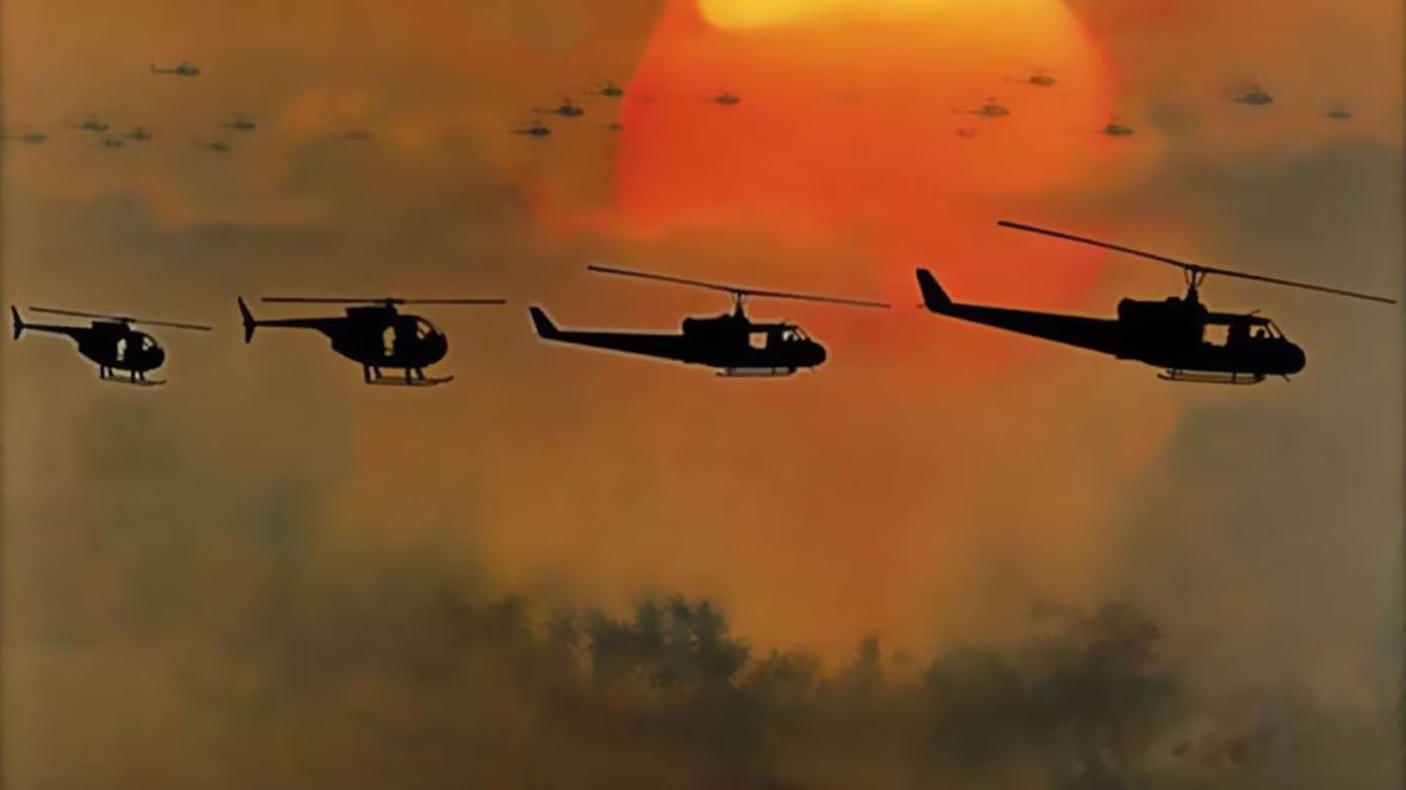 'Apocalypse Now': Hélices, pintura y locura — el insólito reto de repintar helicópteros cada día durante el rodaje