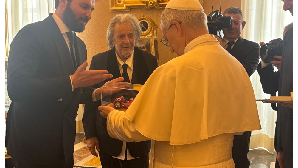 Histórico encuentro: Al Pacino se reúne en exclusiva con el papa estadounidense Leo XIV
