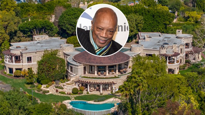 La icónica mansión de Quincy Jones en Bel Air sale a la venta por 60 millones de dólares