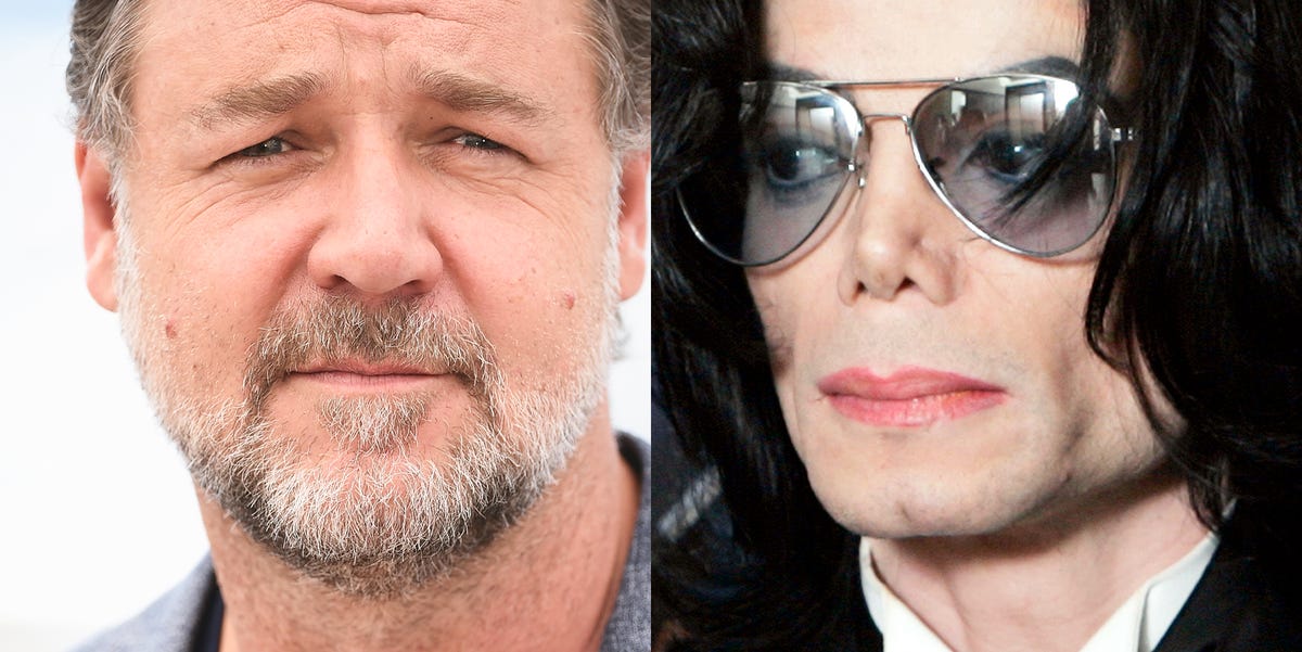 Las bromas privadas de Michael Jackson a Russell Crowe salen a la luz