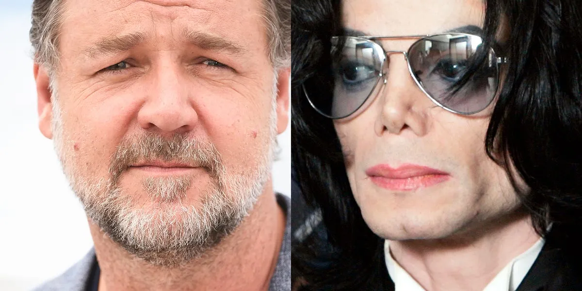 Las bromas privadas de Michael Jackson a Russell Crowe salen a la luz