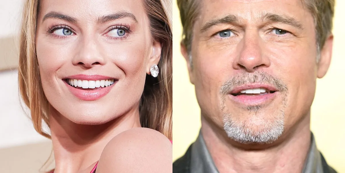 Margot Robbie sorprendió a todos al besar a Brad Pitt fuera del guion durante el rodaje de ‘Babylon’